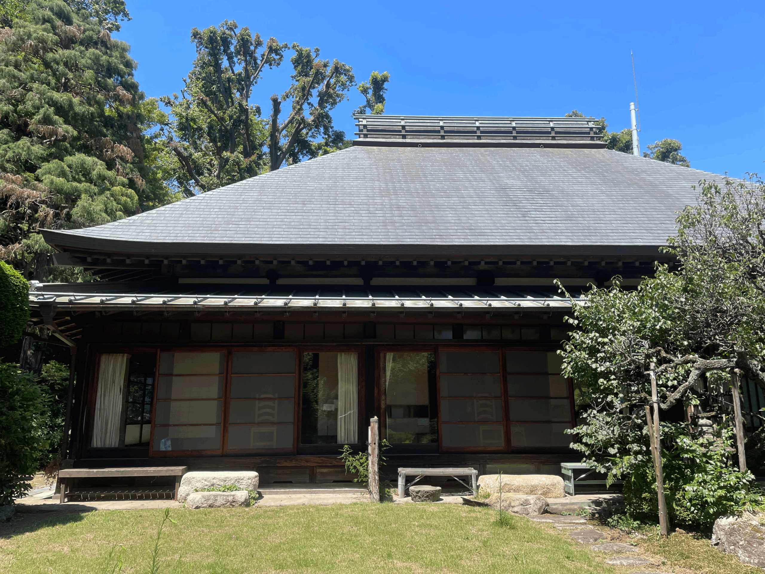 日吉の森庭園美術館の美術館にある田邊邸古民家
